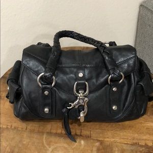 Black Leather Francesco Biasia Purse